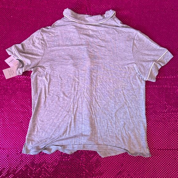 NWT light gray two piece pajama set - Picture 3 of 8